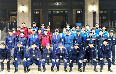 令和6年石川県輪島市派遣職員出発式の画像