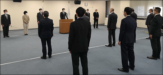 新年のあいさつ~仕事始め式画像