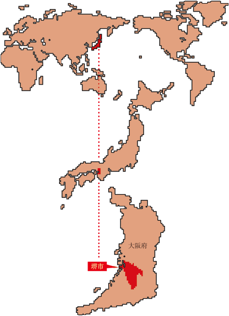 堺市的地理位置