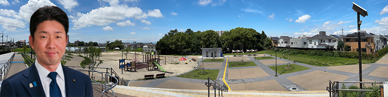 市長の画像(天神公園)