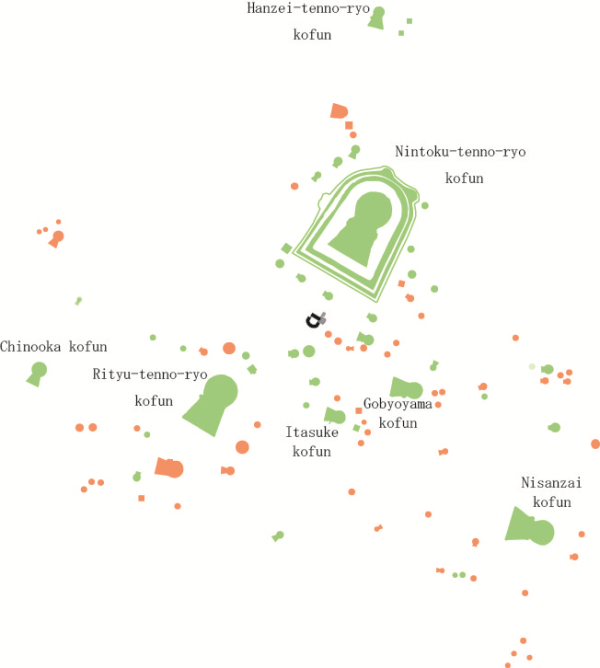 Mozu Kofungun Distribution Map