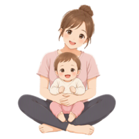 保護者と子どもの画像
