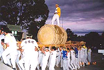 盆祭り大会の様子