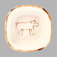 四角皿（犬形埴輪）