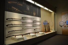 中世の堺展示鉄砲の写真