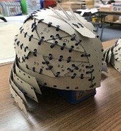 完成したかぶと