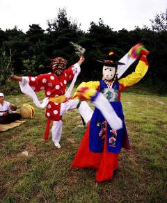韓国仮面劇の写真