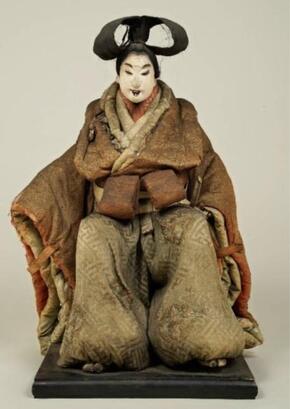 青龍鉾人形の修復前の姿