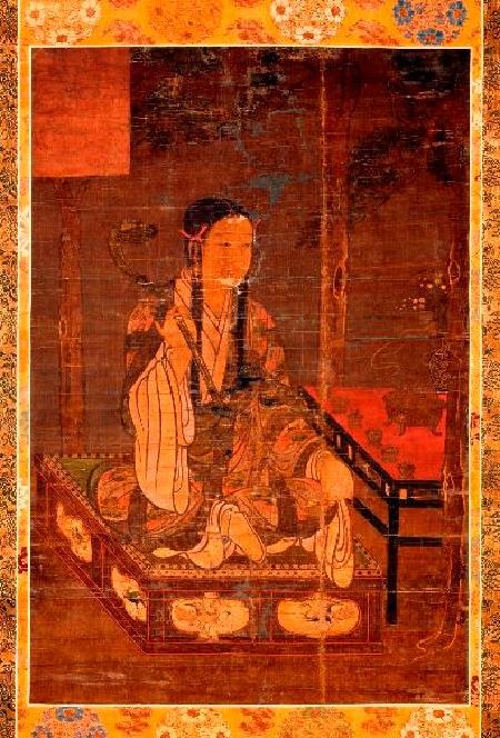 絹本著色　行基菩薩十三歳像の画像