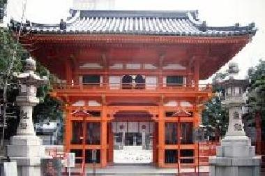 菅原神社楼門の写真