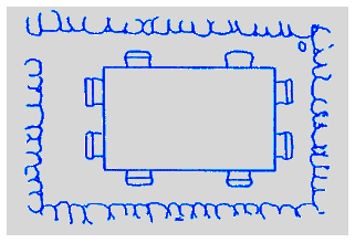 古墳の内部のイラスト