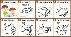 手洗いの方法 