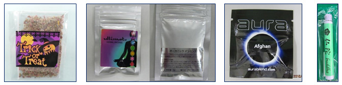 危険ドラッグ製品の一例