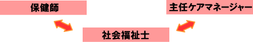 保健師　社会福祉士　主任ケアマネージャー