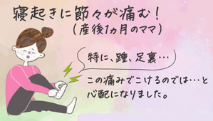 寝起きに節々が痛む！特に踵、足裏