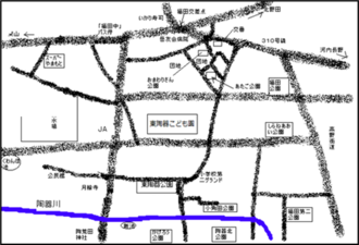 東陶器こども園　地図