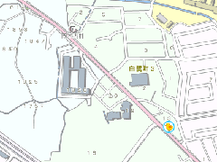 しらさぎ接骨院の地図画像