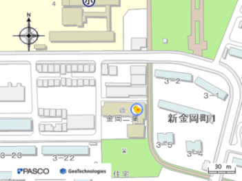 104 cafeの地図画像