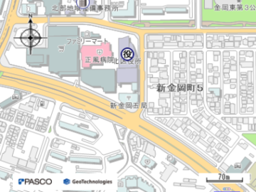 堺新金岡五郵便局郵便局の地図画像