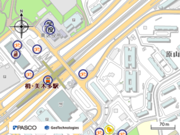 東急コミュニティー　大阪府営住宅泉北管理センターの地図画像