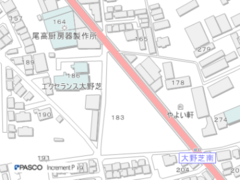 トヨタカローラ南海株式会社堺大野芝プラザの地図画像