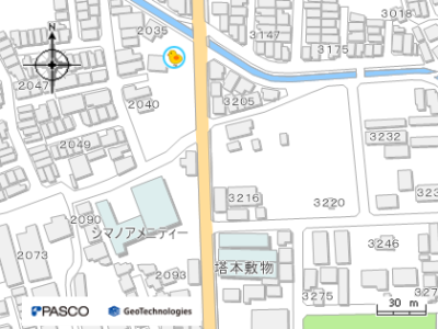 Lamp助産院の地図画像