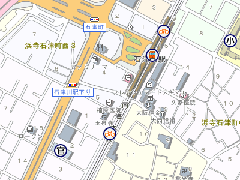 Dance studio M'ndW WESTの地図画像