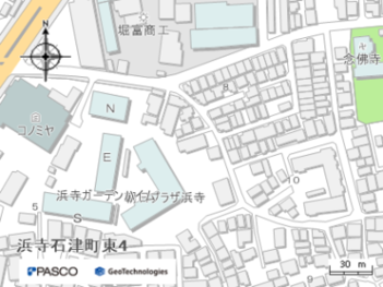 NPO法人 まなびパレットの地図画像