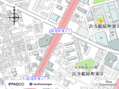 整体いっせいの地図画像