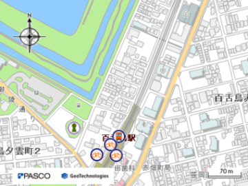あかりの家助産院の地図画像