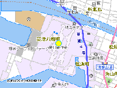 堺浜えんため館の地図画像