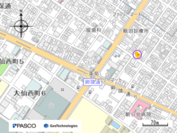 堺一条郵便局の地図画像