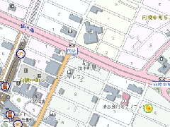 堺向陵中町郵便局の地図画像