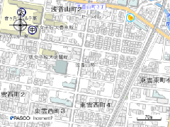 堺浅香山郵便局の地図画像