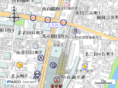 堺東駅前郵便局の地図画像