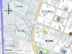堺海山郵便局の地図画像
