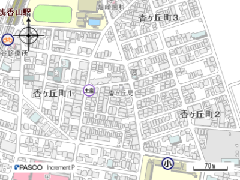 堺香ヶ丘郵便局の地図画像