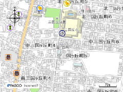 堺三国ヶ丘郵便局の地図画像