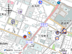 堺三宝郵便局の地図画像