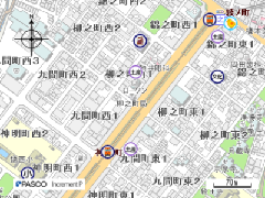 堺柳之町郵便局の地図画像