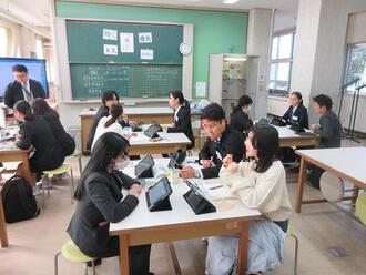 学校見学会の写真