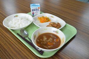 給食の写真
