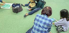 はじめてのこうさくの様子