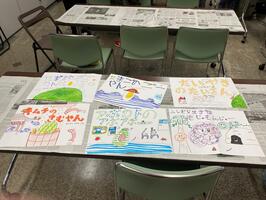 ワークショップの作品の一部の写真