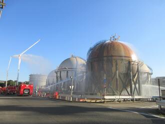 訓練中の様子の写真