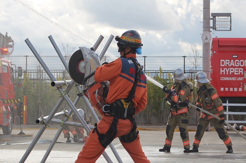 消火・救出訓練