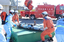 消火救出訓練の様子