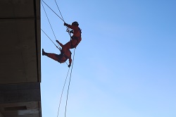 消火救出訓練の様子