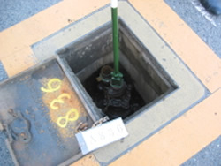 消火栓の開栓調査の写真2