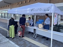 ガラガラ抽選会の様子